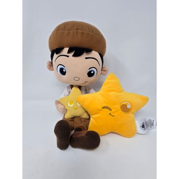 DISNEY PIXAR LA LUNA BUNDLE BAMBINO & SMILING STAR PLUSH TOYS COLLECTIBLE - Picture 1 of 10
